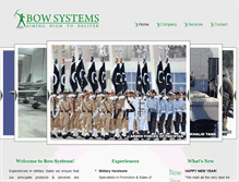 Tablet Screenshot of bowsystems.com